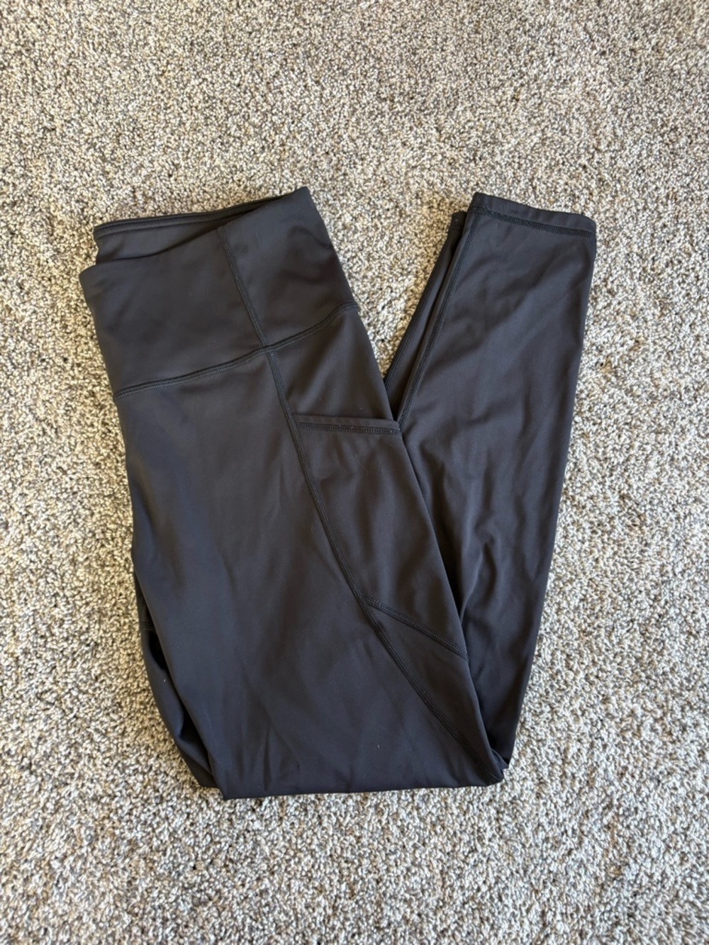 Mono B Black High-Waist Leggings